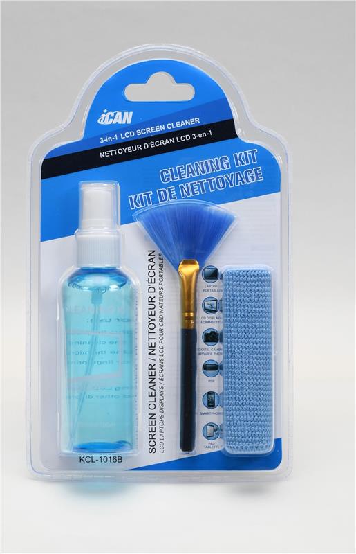 iCAN  3-in-1 Screen Cleaner for LCD TV, Mobile Phone and Computer