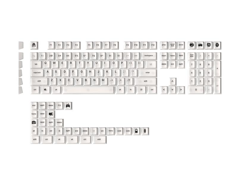 GXD Almond Tofu Full Transparent Keycap