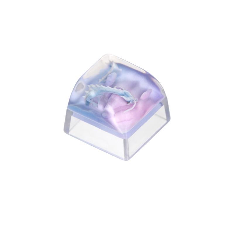 Keychron Magic Animal Resin Artisan Keycap-Purple Dragon