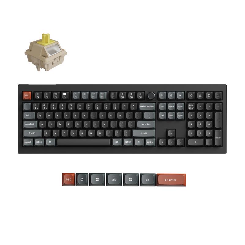 Keychron V6 Ultra Full Size Keyboard Tactile switches