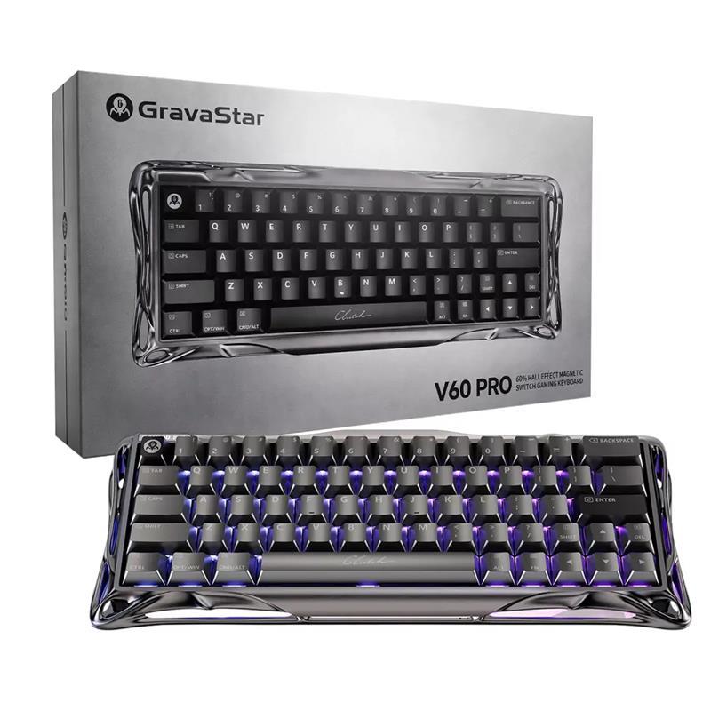 GravaStar Mercury V60 Pro 60% HE Magnetic Switch Keyboard
