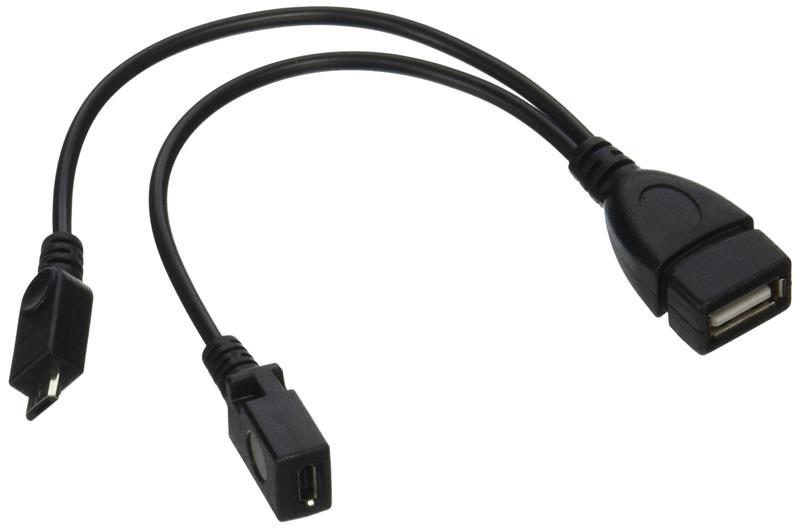 iCAN USB2.0 OTG A Female - Micro B Male Dongle - 5"(Open Box)