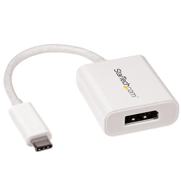 daptateur USB-C vers DisplayPort STARTECH - 4K 60Hz - Blanc (CDP2DPW