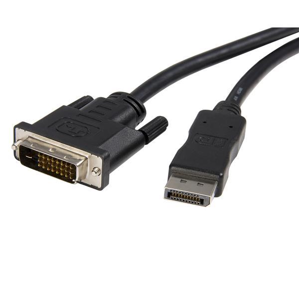 Câble convertisseur adaptateur vidéo DisplayPort vers DVI StarTech de 10 pi - M/M (DP2DVIMM10) | -Prend en charge des résolu...