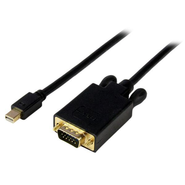 StarTech Câble convertisseur adaptateur Mini DisplayPort vers VGA de 4,5 m mDP vers VGA 1920 x 1200 - Noir (MDP2VGAMM15B) | ...