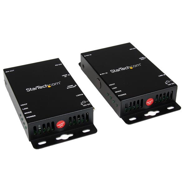 StarTech HDMI over CAT5 HDBaseT Extender - RS232 - IR - Ultra HD 4K - 330 ft (100m) (ST121UTPHD2) | -With HDBaseT extend HDMI, 