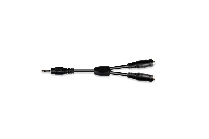 iCAN Audio Adapter 1 Male 3.5mm Plug to 2 Female 3.5mm Jacks