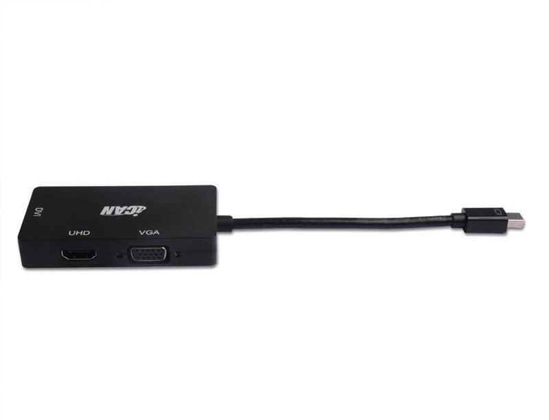 Adaptateur 3 en 1 avec mini port d'affichage iCAN 1.2