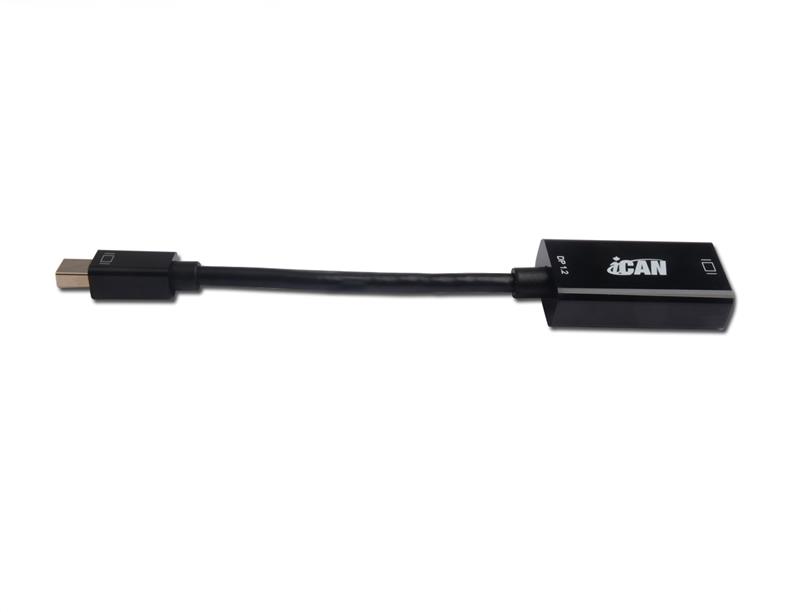 Adaptateur iCAN active mini port d'affichage 1.2 vers HDMI 4K x2K noir