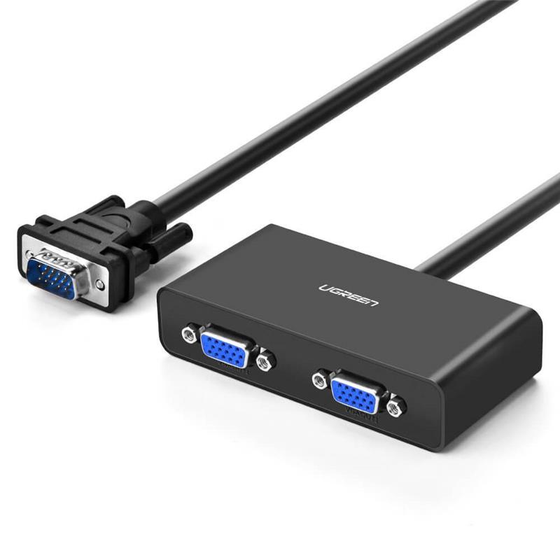 UGREEN 40254 1*2 VGA Splitter, Black