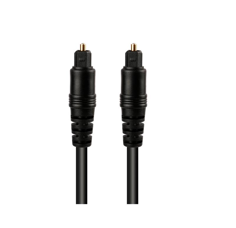 iCAN 5.0mm Fiber Optic Digital Toslink Audio Cable, M/M, 6FT