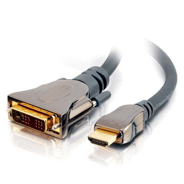 Cables to Go (Sonicwave) - Câble vidéo mâle/mâle HDMI vers DVI-D (TM) - Certifié CL2 - 0,5 m (1,6 pied) (40286)