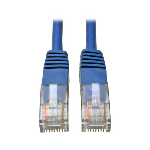 Tripp Lite Câble Moulé sans Accroc Cat5e 350MHz (Bleu) - 25 pi | N002-025-BL
