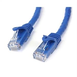 âble StarTech N6PATCH75BL 75 pieds Cat6 bleu Gigabit sans accroc RJ45 UTP Patch (N6PATCH75BL