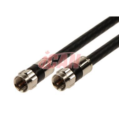 Câble coaxial TV iCAN RG6, mâle vers mâle, 12 pieds