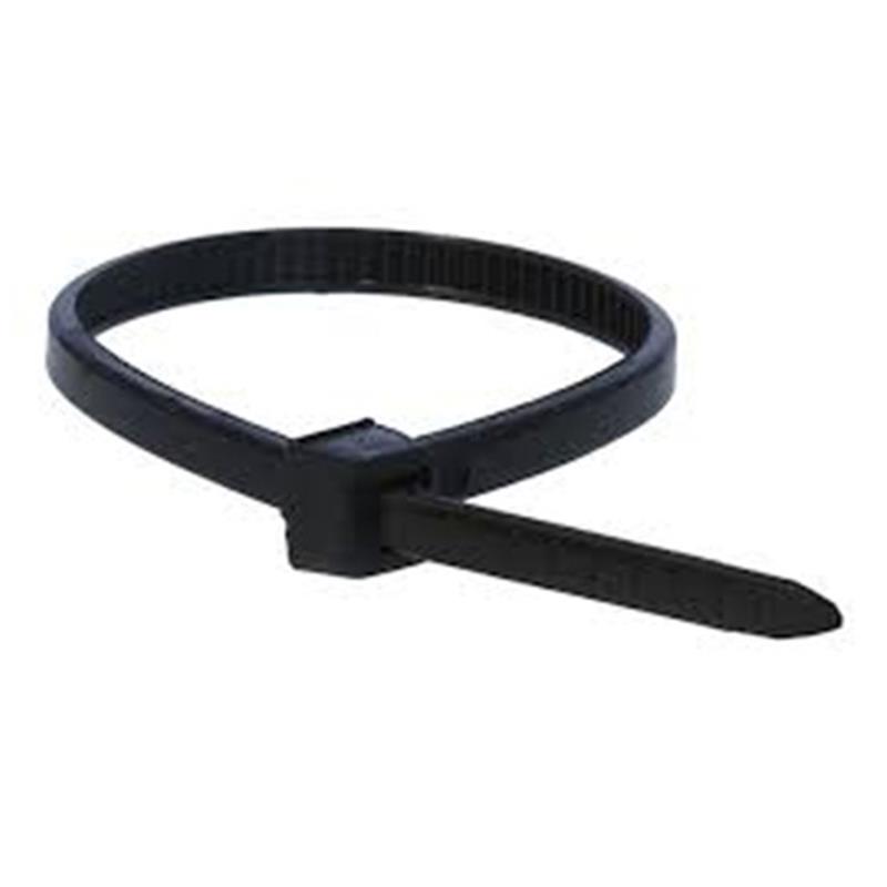 iCAN Nylon Cable Tie 8in 100 pieces – Black