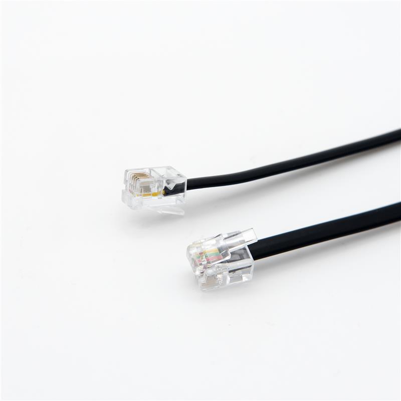 iCAN Telephone Cable with 6-Position 4-Contacts Reverse-wired, 7FT