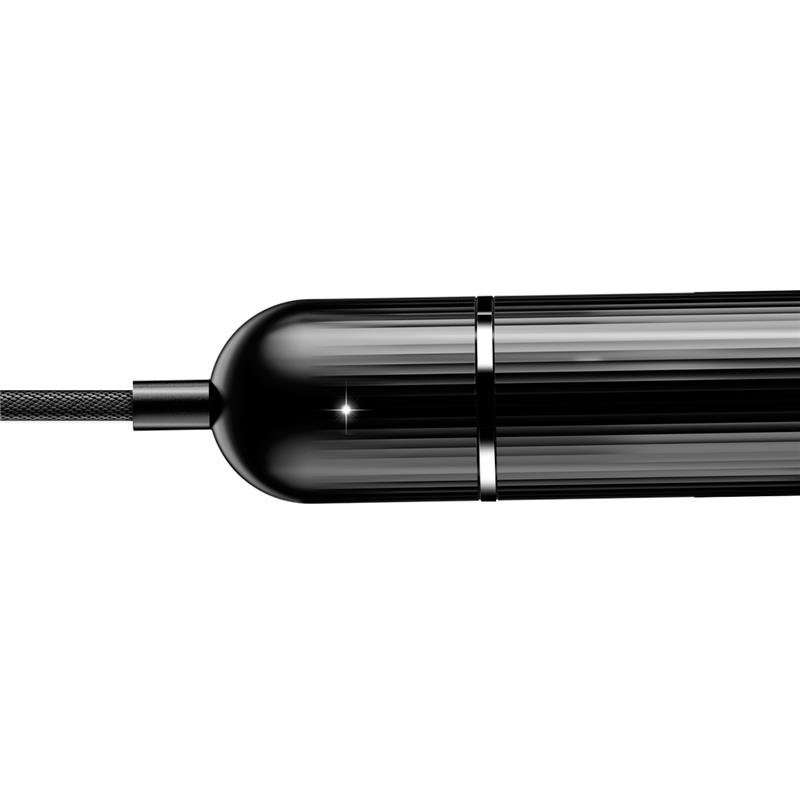 BASEUS Câble Lightning Deux-en-un avec Batterie Externe, 1,2 M, Noir