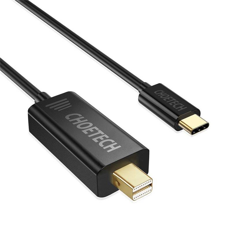 Choetech Type C to mini DisplayPort, 4K@60Hz, Gold Plated, 1.5M, Black(Open Box)