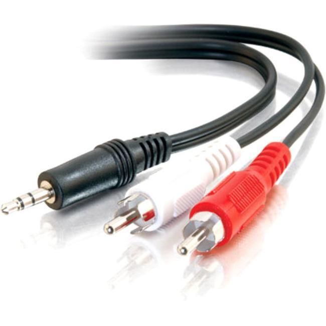 C2G Value Series 3,5 mm stéréo mâle vers 2xRCA stéréo mâle - 6 pi (40423)