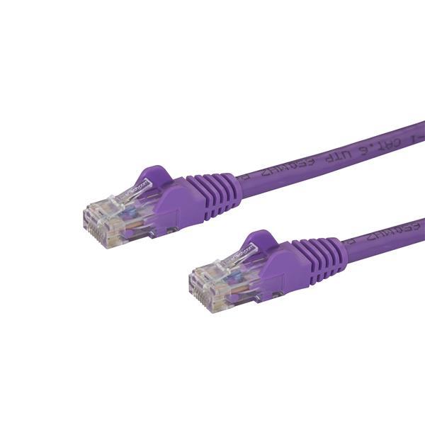 StarTech 15ft CAT6 Ethernet Cable - Purple - (N6PATCH15PL)