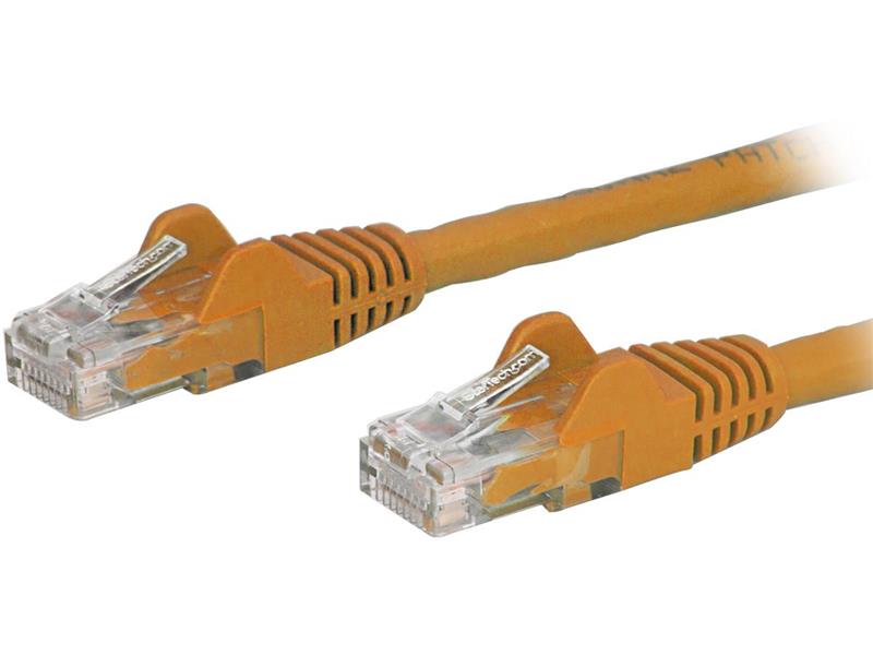 Câble de liaison Startech SNAGLESS CAT6 - Orange 5 pi (N6PATCH5OR)