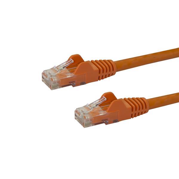 Câble de raccordement Startech SNAGLESS CAT6 UTP - Orange 7 pi (N6PATCH7OR)