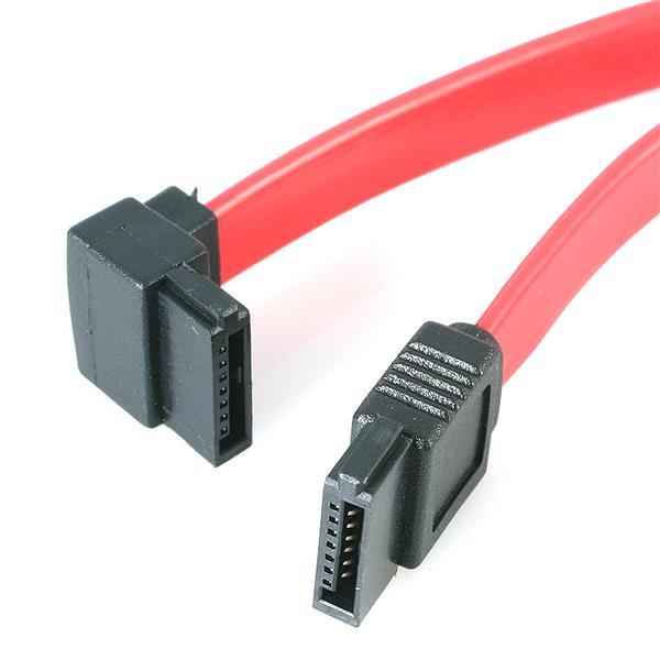 âble SATA Startech vers SATA d^angle gauche - F/F 18 po (SATA18LA1