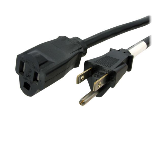 Cordon d^alimentation Startech - rallonge NEMA 5-15R à NEMA 5-15P - 15 pieds (PAC10115)