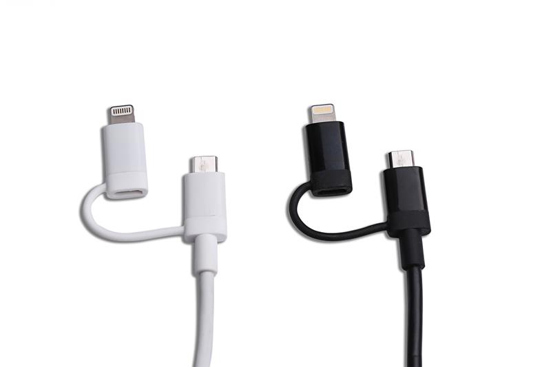 MIRACASE 2-in-1 MFI cable 0.9m, F3.8mm