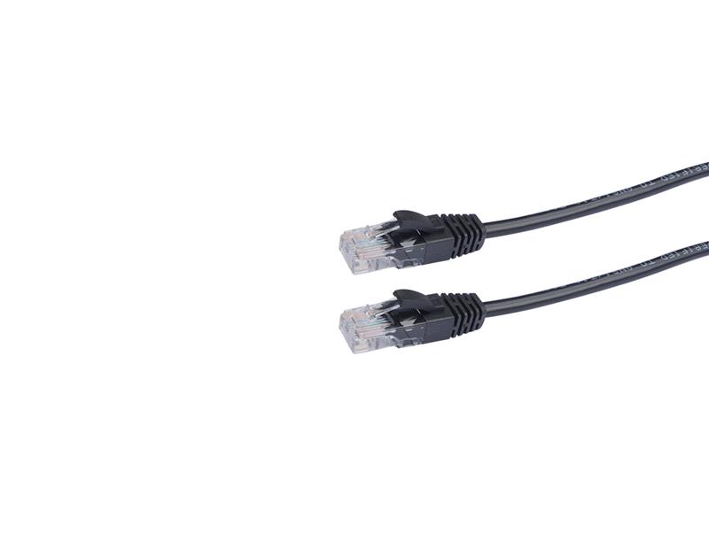 iCAN CAT.6 1ft 28AWG 1Gbps Black