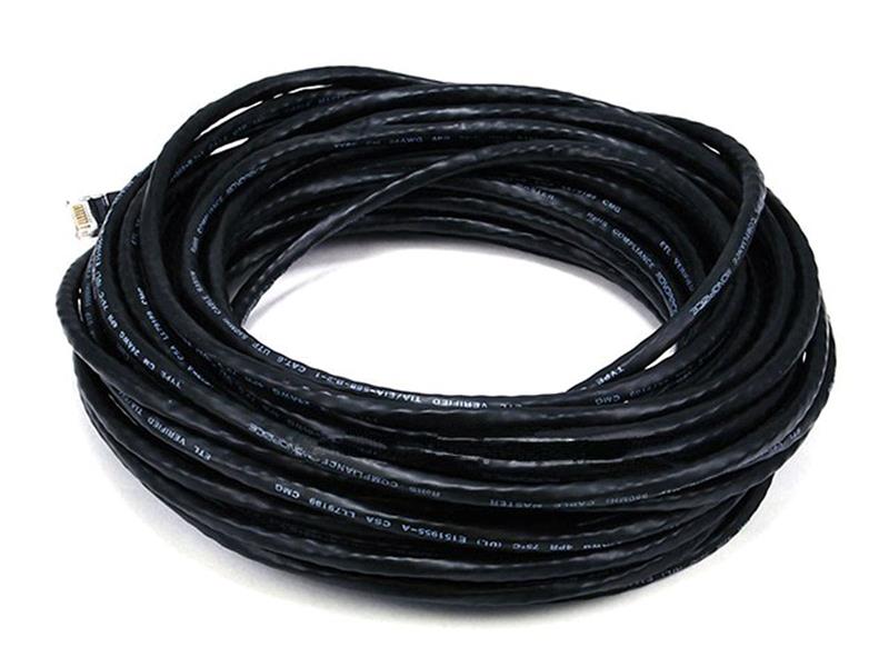 CAT.6 50ft 24 AWG 1 Gbps Noir