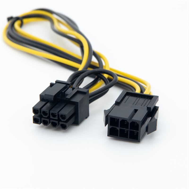 PCIe 6-pin to 8-pin Power...