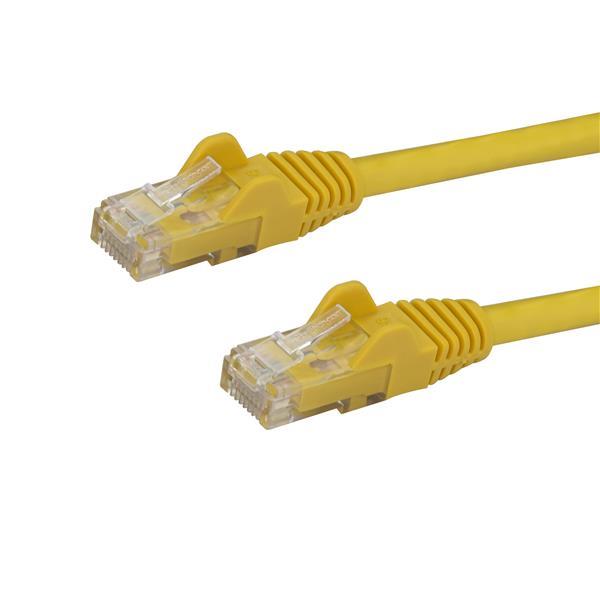 StarTech (N6PATCH15YL) - Câble de raccordement anti-coupure UTP Cat6 - 15 pi (Jaune)