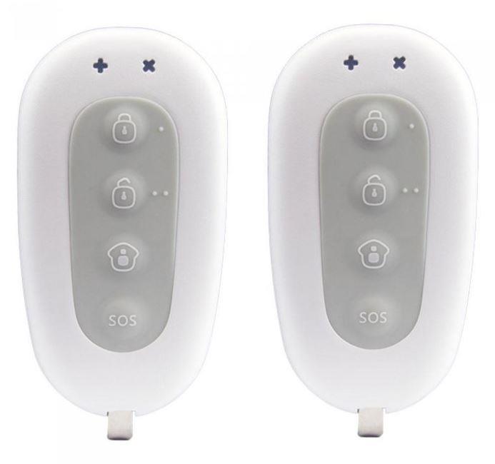 Ensemble de 2 télécommandes Smanos (RE2300) | - Facile à transporter sur un porte-clés ou dans votre poche ou sac à main | -...