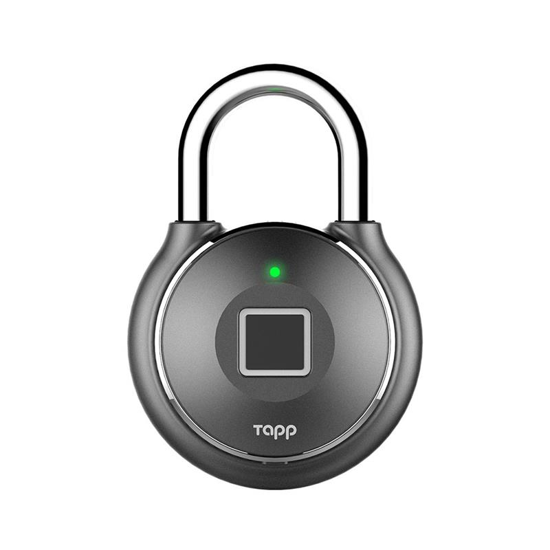 TAPPLOCK One Security Lock with Fingerprint Scanner (Gun Metal)(Open Box)