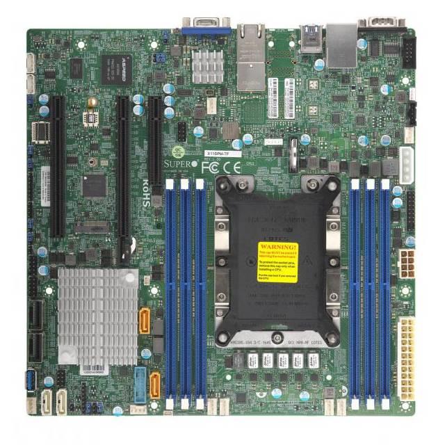 arte de serveur Supermicro X11SPM-TF Intel Xeon LGA3647 - mATX, une seule prise, pour CPU Xeon Scalable (MBD-X11SPM-TF-O