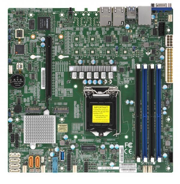 SUPERMICRO Motherboard-(MBD-X11SCM-F-O)