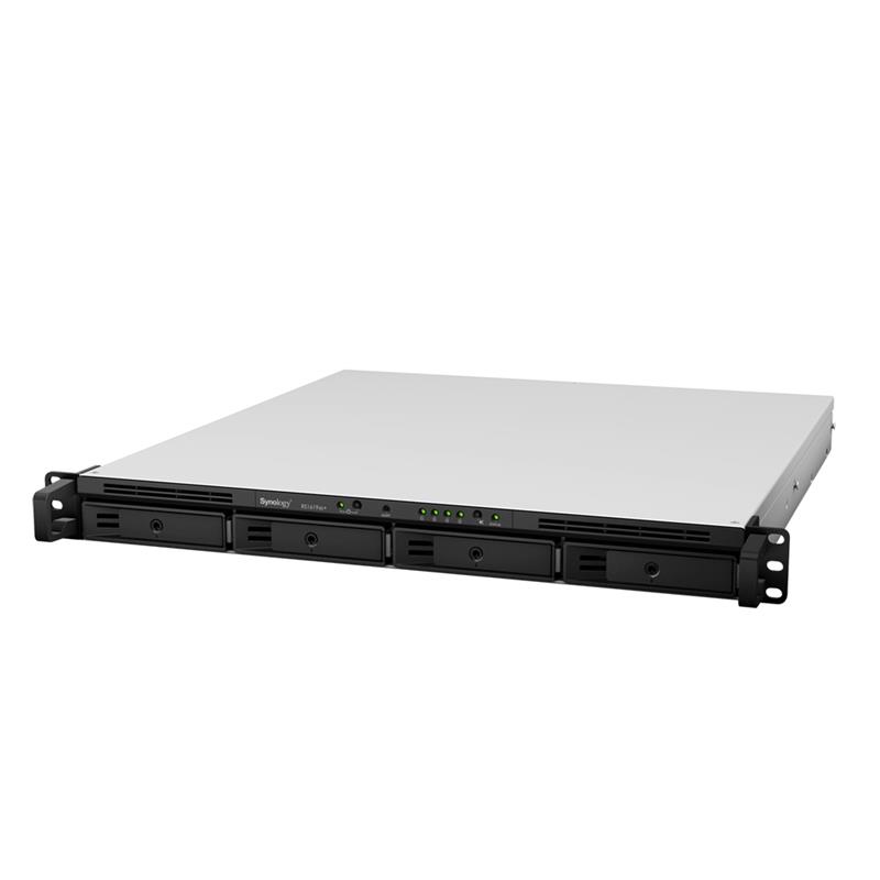 Synology RS1619XS+ 4-Bay 8GB 1U Rackmount NAS Server - 4x GbE LAN (RS1619XS+) - Intel Xeon D-1527 Quad-Core 2.2GHz CPU