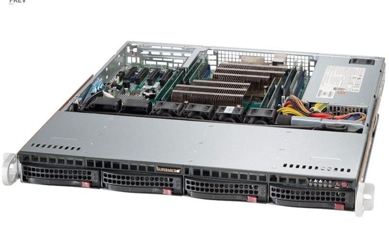 Supermicro 5018R-M Intel Xeon 2620 v4 2,1 GHz 64B 1U Rack Server (5018R-M-OTO32) ? comprend un processeur Intel Xeon E5-2620...