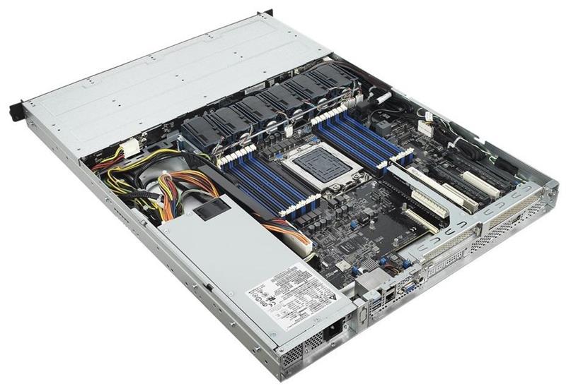 ASUS RS500A-E9-RS4-U 1U Rack Server Barebone - Dual Socket SP3, 4x 3.5" HS Bays (RS500A-E9-RS4-U) - Supports AMD EPYC 7000 CPU