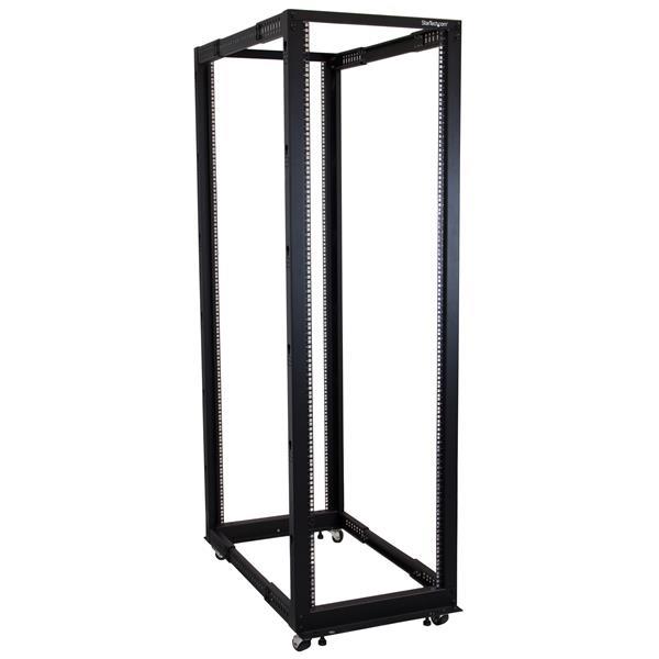 StarTech 42U Adjustable Depth Open Frame 4 Post Server Rack Cabinet (4POSTRACK42) - Vendor Dropship, please request for Freight