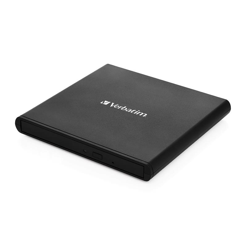 Verbatim External Slimline 8X DVD Writer, M-Disc Ready, USB 2.0