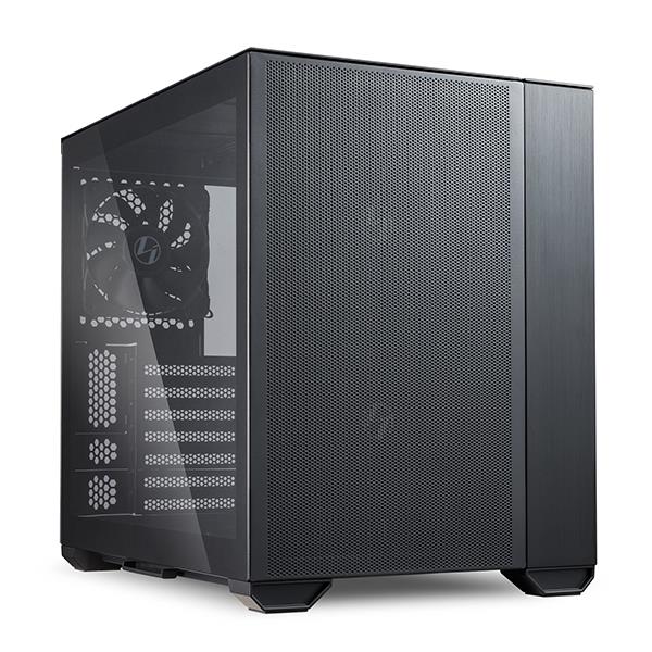 LIAN LI O11 Air Mini Computer Case w/ Tempered Glass- Black