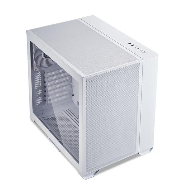 LIAN LI O11 Air Mini Computer Case w/ Tempered Glass- White