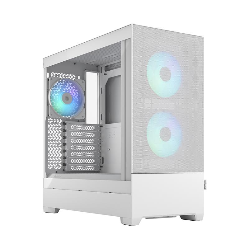 FRACTAL DESIGN Pop Air RGB White TG ATX High-Airflow Clear Tempered G