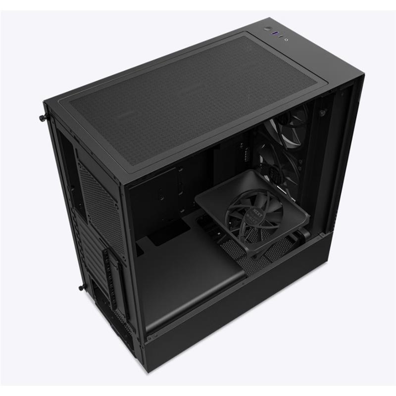NZXT CC-H51EB-01 Left and Front Mid Tower Black - Canada Computers