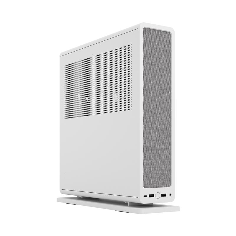 FRACTAL DESIGN Ridge White Mini-ITX Slim Small Form Factor Console PC