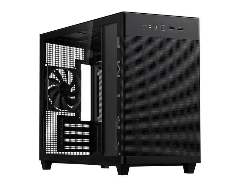 ASUS ASUS Prime AP201 Tempered Glass MicroATX Case Black