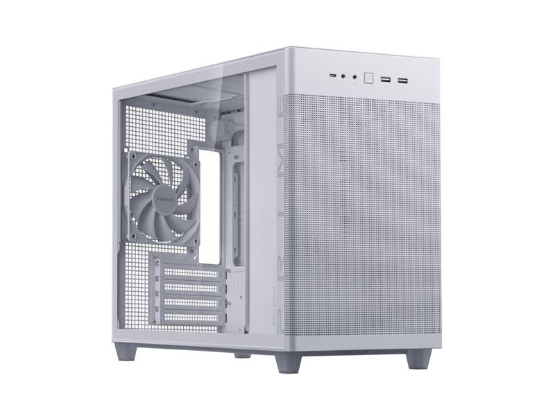 ASUS ASUS Prime AP201 Tempered Glass MicroATX Case White
